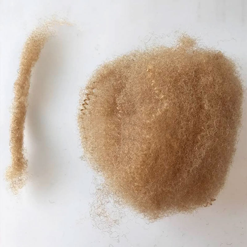 QVR Honey Blonde Color Afro kinky Bulk Hair Extensions For Braiding Dreadlock Human Hair