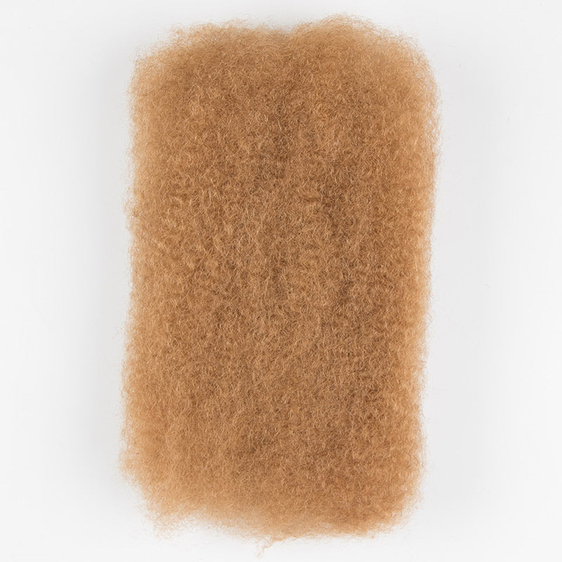 QVR Honey Blonde Color Afro kinky Bulk Hair Extensions For Braiding Dreadlock Human Hair