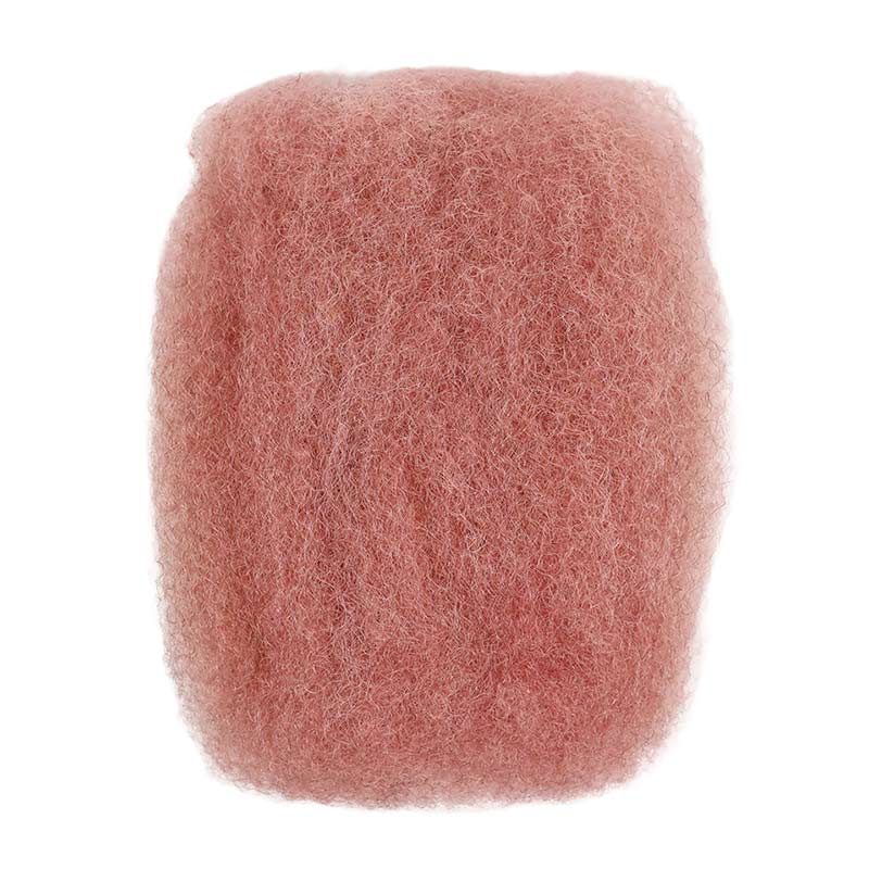 QVR Pink Color Afro Kinky Bulk 100% Human Hair