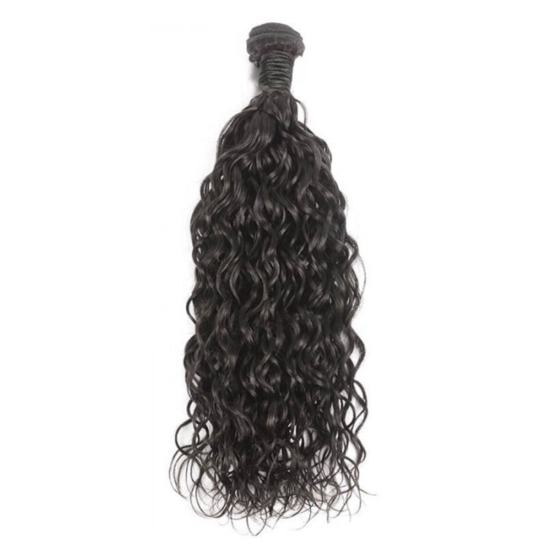 QVR Water Wave Human Hair Weaves 1 Bundles