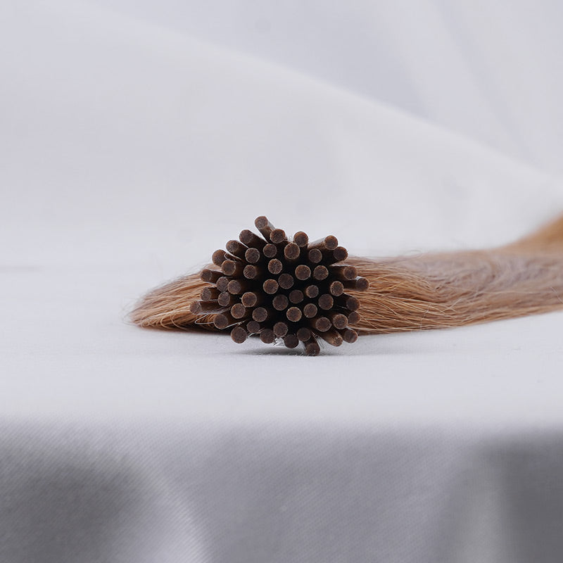 QVR Honey Blonde I Tip Microlinks Bulk Braiding Human Hair Bundle