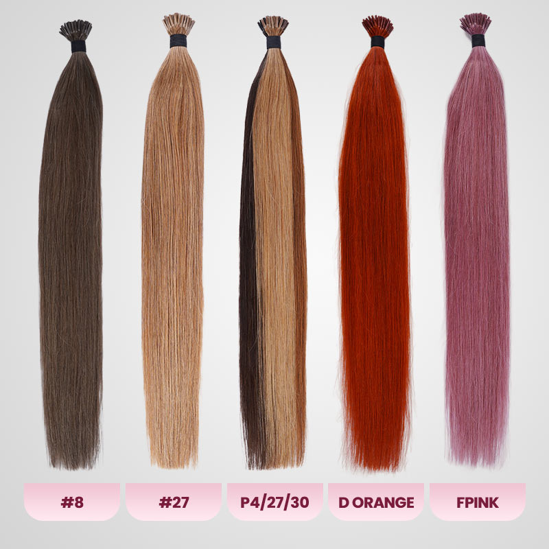 QVR Honey Blonde I Tip Microlinks Bulk Braiding Human Hair Bundle