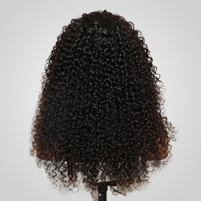 VIP Exclusive|Highlight Curly No Lace Piano #4/27 Color Glueless Machine Made Wig With Bangs