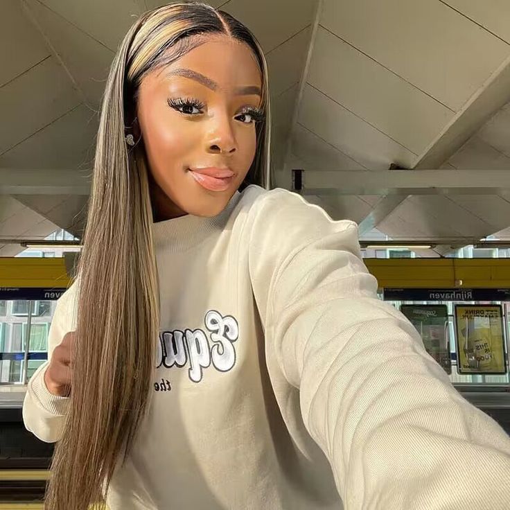 VIP Exclusive|Balayage Highlight Colored 13x4 Lace Frontal Wigs Body Wave/Straight