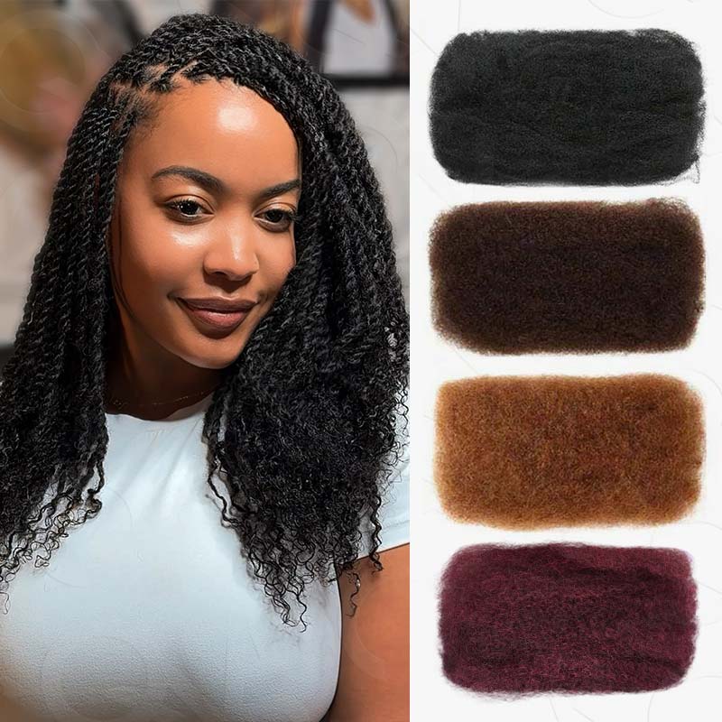 HUGE DEAL|Afro kinky Bulk Mini Braids Human Hair Extensions