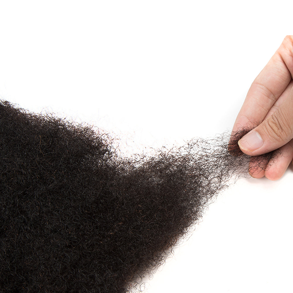 QVR Brazilian Remy Hair Afro kinky Bulk Human Hair For Braiding Dreadlock Hair