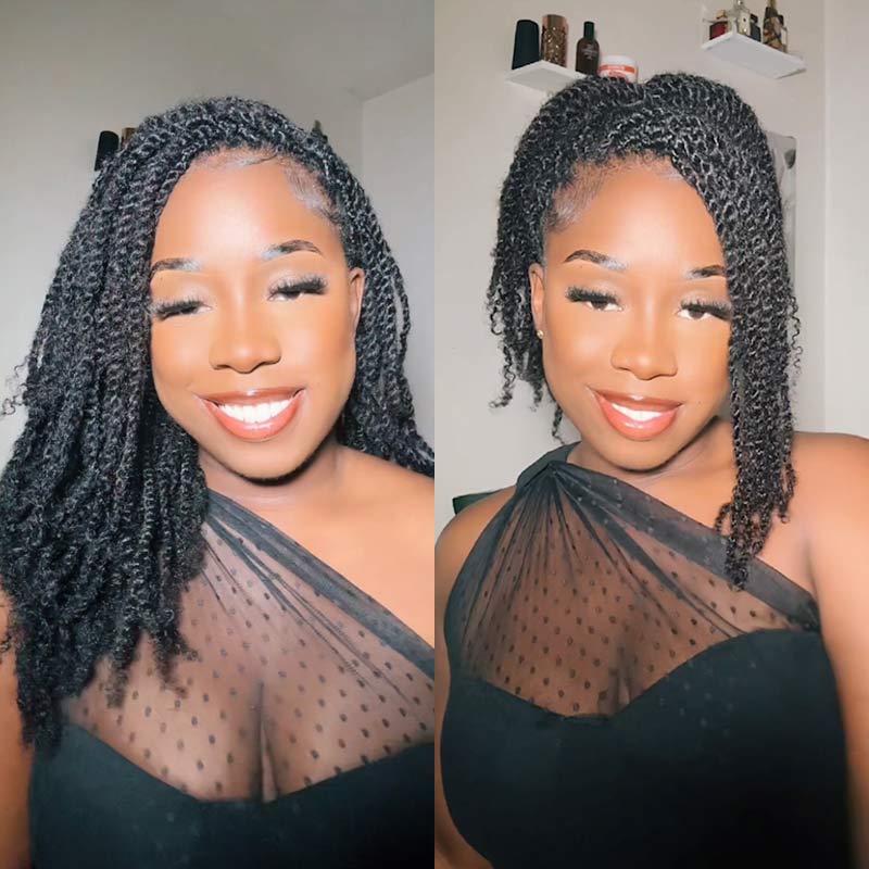 QVR Brazilian Remy Hair Afro kinky Bulk Human Hair For Braiding Dreadlock Hair