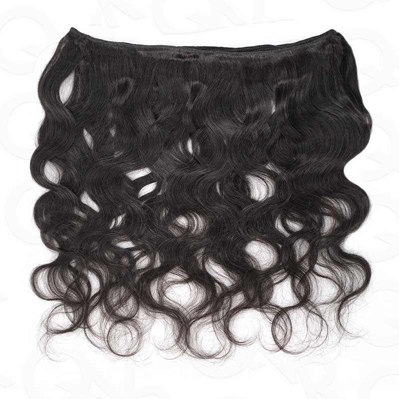 QVR 12A Silk Straight Virgin Human Hair Bundles 3 Bundles Body Wave Natural Color Hair Weave