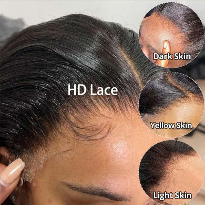 VIP Exclusive|Curly Edge Deep Wave 13x4 HD Transparent Lace Front Wigs With Realistic Hairline