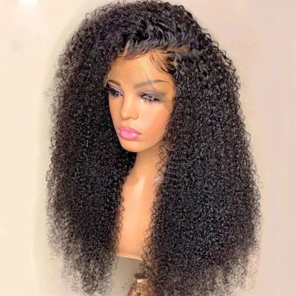QVR Glueless 5x5 HD Lace Closure Curly Human Hair HD Wig Undetectable Lace