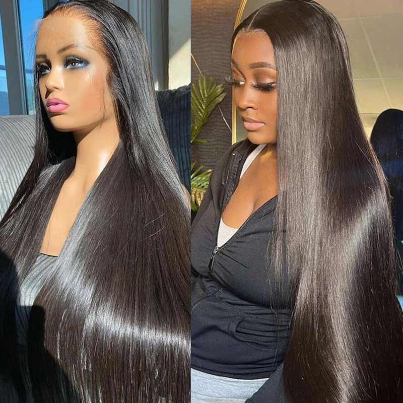 QVR Glueless 5x5 HD Lace Closure Curly Human Hair HD Wig Undetectable Lace