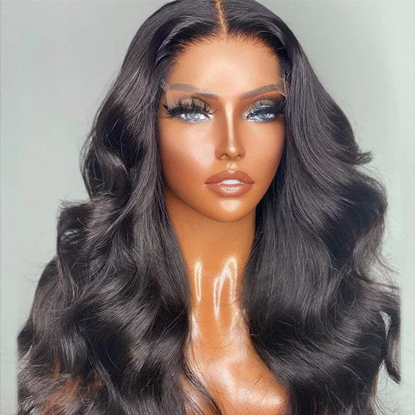 QVR Body Wave 13x4 HD Lace Frontal Wig Undetectable Lace Frontal Human Hair Wigs For Women