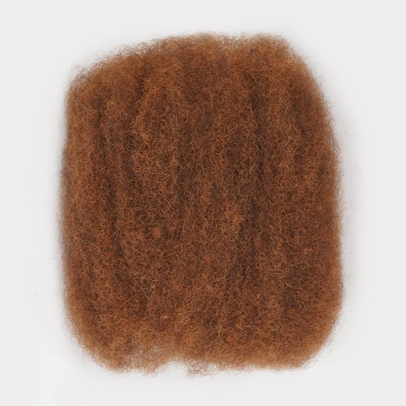 QVR Mixed Color #4/30 Afro Kinky Bulk Highlights #27/30 Human Hair